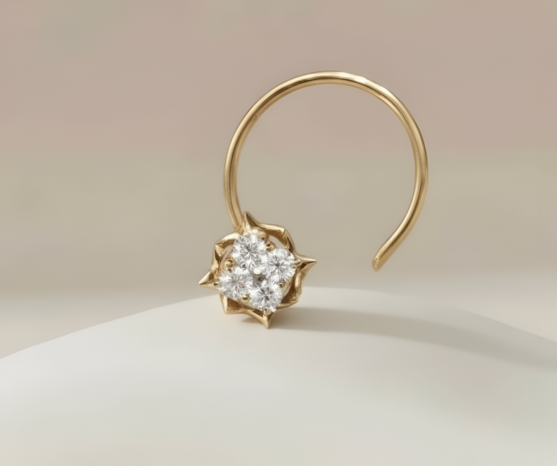 Floral Petal Nosepin