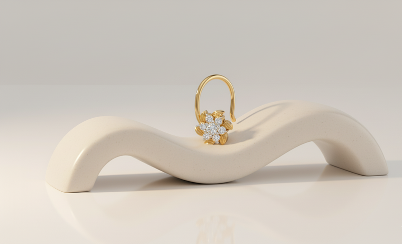 Crescent Shine Nosepin